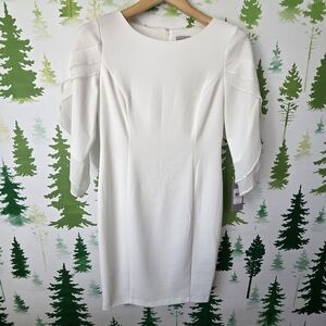 Marc New York Womens 3/4 Sleeve Sheath Dress